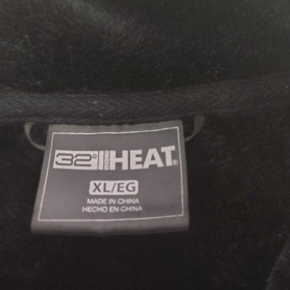 Faux Fur Black Women's zip up jacket size xL made by 32 Heat easy versatile - Picture 2 of 4
